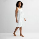【送料無料】 クロフト&バロー レディース ナイトウェア アンダーウェア Petite Croft & Barrow Woven Sleep Gown Bree...
