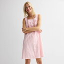 【送料無料】 クロフト&バロー レディース ナイトウェア アンダーウェア Petite Croft & Barrow Woven Sleep Gown Moro...