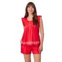 【送料無料】 ドレイパージェームス レディース ナイトウェア アンダーウェア Women's Draper James 2-pc. Pajama Tank To...