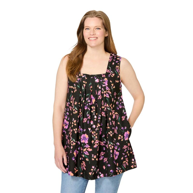 ̵ ޥ  ǥ T ȥåץ Woman Within Plus Size Swing Square ...