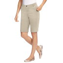 【送料無料】 ウーマン ウィズイン レディース ハーフパンツ・ショーツ ボトムス Woman Within Plus Size Carpenter Denim Short Natural Khaki