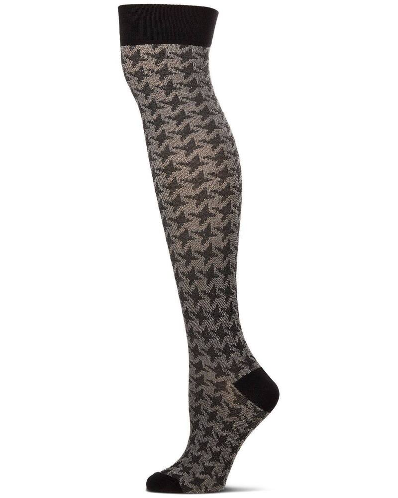 ̵ ⥤ ǥ   Houndstooth Over The Knee Warm Socks Gray