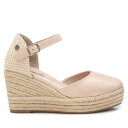 【送料無料】 リフレッシュ レディース サンダル シューズ Refresh Women's Wedge Espadrilles by Xti 172644 Beige(4)