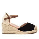 【送料無料】 キシタイ レディース サンダル シューズ XTI Women's Espadrilles Sandals 140746 Black