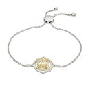 【送料無料】 アンブランデッド レディース ブレスレット・バングル・アンクレット アクセサリー 14k Gold Over Silver 1/10 Carat ...