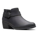 【送料無料】 クラークス レディース ブーツ・レインブーツ シューズ ClarksR Charlten Rae Women's Buckle Detail Le...