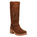 【送料無料】 ディンゴ レディース ブーツ・レインブーツ シューズ Dingo Troubadour Women's Suede Boots Brown(4)