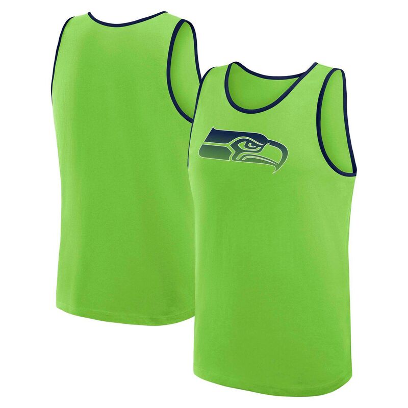 ̵ ֥ǥå  T ȥåץ Men's Neon Green Seattle Seahawks Unmatc...