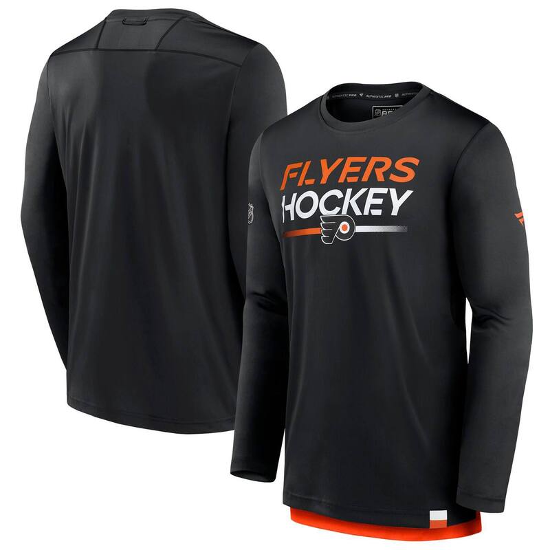 ̵ եʥƥ  T ȥåץ Men's Fanatics Black Philadelphia Flyers ...
