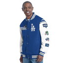 【送料無料】 カール バンクス メンズ ジャケット・ブルゾン アウター Men'sG-III Sports by Carl Banks Royal Los Angeles Dodgers Recruit Commemorative Full-Snap Varsity Jacket Lad Blue