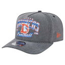 【送料無料】 ニューエラ メンズ 帽子 アクセサリー Men'sNew Era Black Denver Broncos Throwback Washed A-Frame 9FIFTY Snapback Hat Den Black(4)