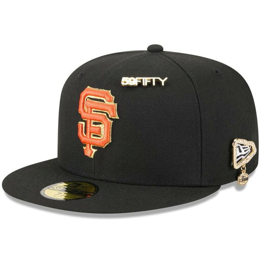 【送料無料】 ニューエラ メンズ 帽子 アクセサリー Men's New Era Black San Francisco Giants 2025 59FIFTY Day 59FIFTY Fitted Hat with Pins Gnt Black 【送料無料】 ニューエラ メンズ 帽子 アクセサリー Men's New Era Black San Francisco Giants 2025 59FIFTY Day 59FIFTY Fitted Hat with Pins Gnt Black