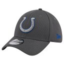 【送料無料】 ニューエラ メンズ 帽子 アクセサリー Men's New Era Graphite Indianapolis Colts Main 39THIRTY Flex Hat Clt Dark G(4)