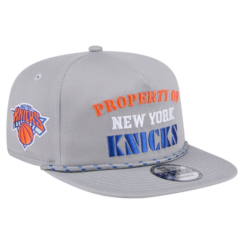 ̵ ˥塼  ˹ ꡼ Men's New Era Gray New York Knicks Throwbac...