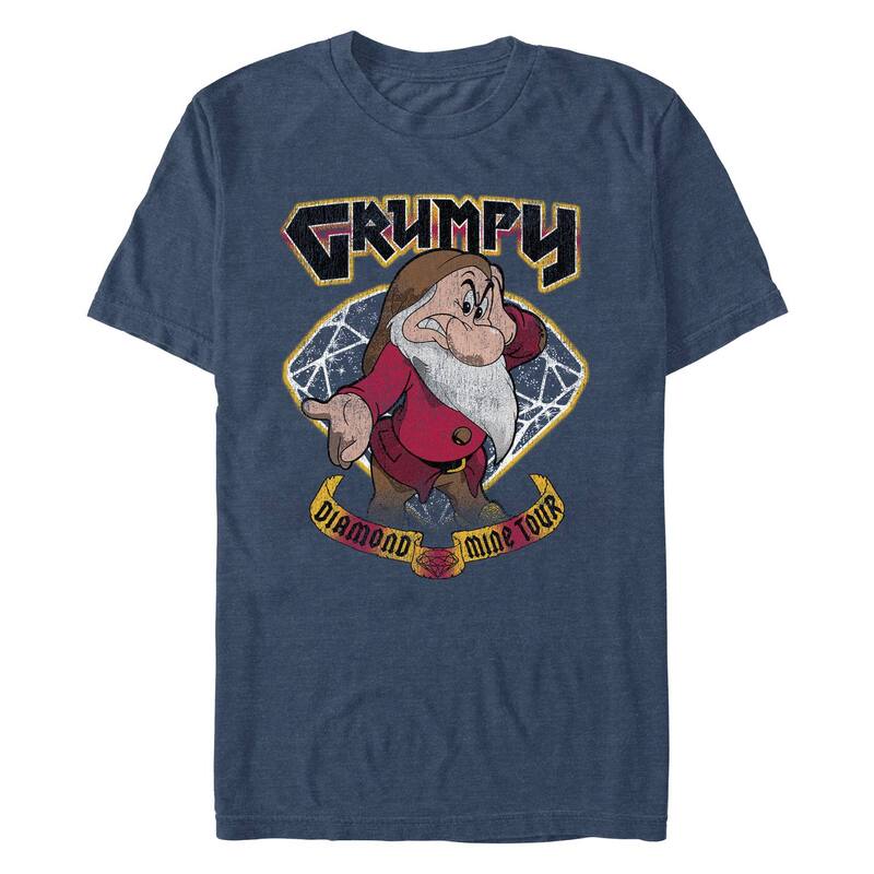 ディズニー メンズ トップス Tシャツ トール グラフィック Disney Princessnowhite Grumpy Diamond Min..