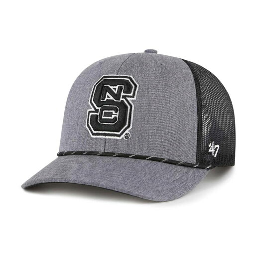 【送料無料】 フォーティセブンブランド メンズ 帽子 アクセサリー Men's'47 Gray NC State Wolfpack Carbon Rope Adjustable Hat Nst Grey 【送料無料】 フォーティセブンブランド メンズ 帽子 アクセサリー Men's'47 Gray NC State Wolfpack Carbon Rope Adjustable Hat Nst Grey