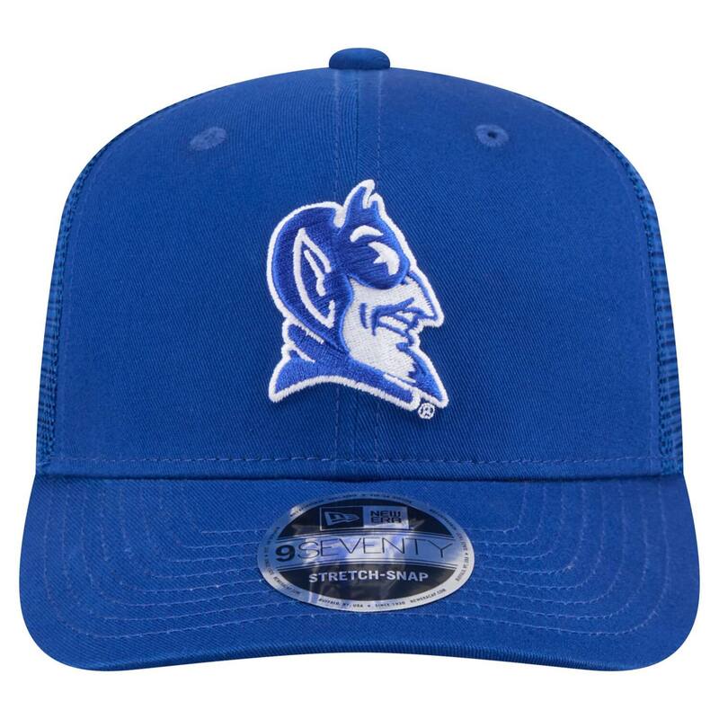 【送料無料】 ニューエラ メンズ 帽子 アクセサリー Men's New Era Royal Duke Blue Devils Primary 9SEVENTY Trucker Stretch-Snap Hat Duk Blue