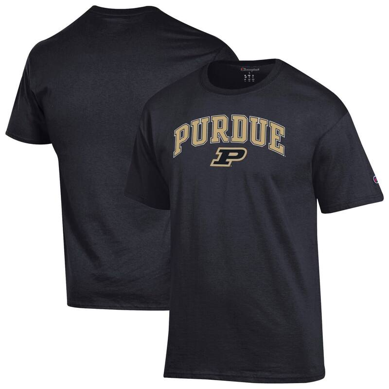 ̵ ԥ  T ȥåץ Men'sChampion Black Purdue Boilermakers Ar...