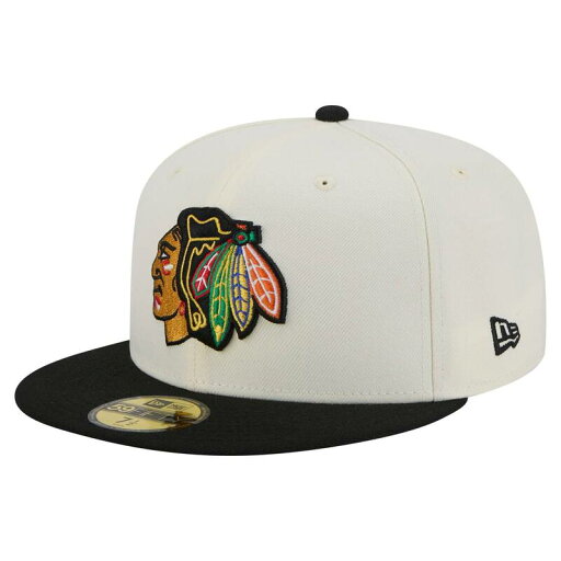【送料無料】 ニューエラ メンズ 帽子 アクセサリー Men'sNew Era White Chicago Blackhawks Chrome Two-Toned 59FIFTY Fitted Hat Hwk Beige 【送料無料】 ニューエラ メンズ 帽子 アクセサリー Men'sNew Era White Chicago Blackhawks Chrome Two-Toned 59FIFTY Fitted Hat Hwk Beige
