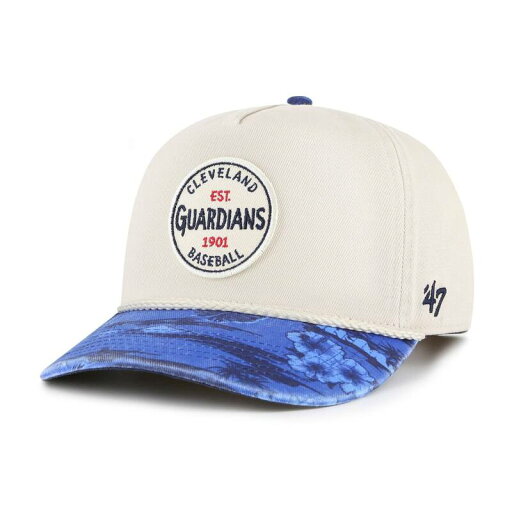 【送料無料】 フォーティセブンブランド メンズ 帽子 アクセサリー Men's '47 Cream/Navy Cleveland Guardians Fiji Rope Hitch Adjustable Hat Grd Beige 【送料無料】 フォーティセブンブランド メンズ 帽子 アクセサリー Men's '47 Cream/Navy Cleveland Guardians Fiji Rope Hitch Adjustable Hat Grd Beige
