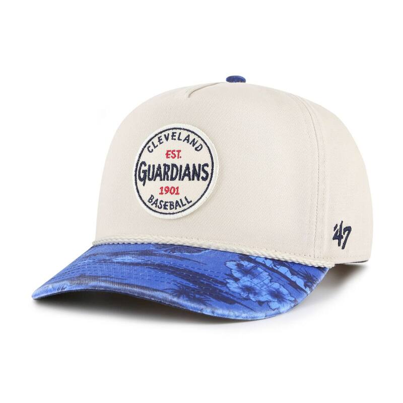 【送料無料】 フォーティセブンブランド メンズ 帽子 アクセサリー Men's '47 Cream/Navy Cleveland Guardians Fiji Rope Hitch Adjustable Hat Grd Beige