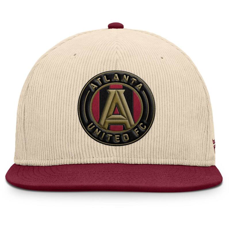 【送料無料】 ファナティクス メンズ 帽子 アクセサリー Men's Fanatics Cream Atlanta United FC Tempo Corduroy Snapback Hat Atu Beige
