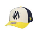 【送料無料】 ミッチェル&ネス メンズ 帽子 アクセサリー Men's Mitchell & Ness Cream Nashville SC Brushed Off Pro Crown Snapback Hat Mls Beige(4)