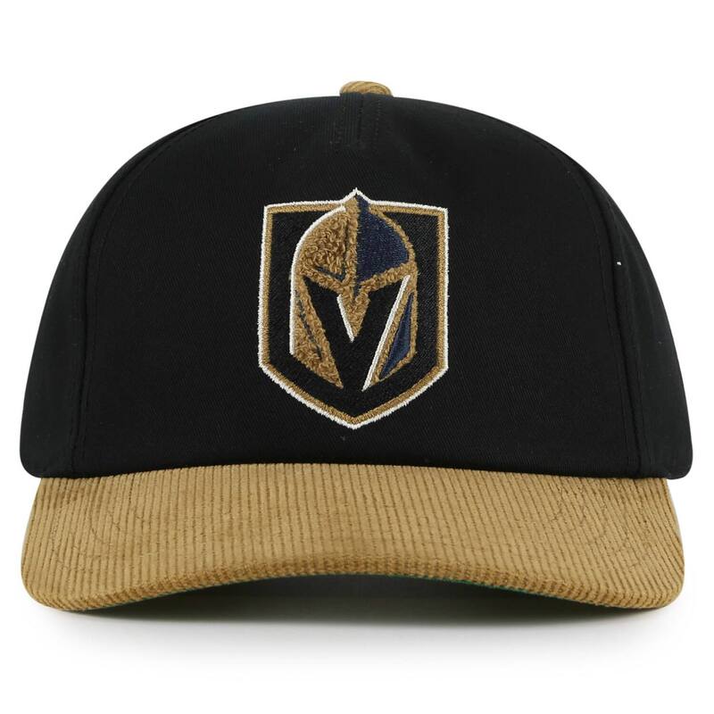 【送料無料】 アメリカンニードル メンズ 帽子 アクセサリー Men's American Needle Black/Gold Vegas Golden Knights Burnett Adjustable Hat Lvk Black
