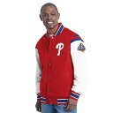 【送料無料】 カール バンクス メンズ ジャケット・ブルゾン アウター Men's G-III Sports by Carl Banks Red Philadelphia Phillies Recruit Commemorative Full-Snap Varsity Jacket Phl Red