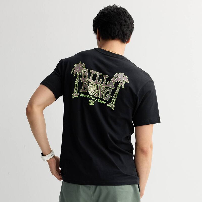 【送料無料】 ビラボン メンズ Tシャツ トップス Men's Billabong Short Sleeve Graphic Tee Black