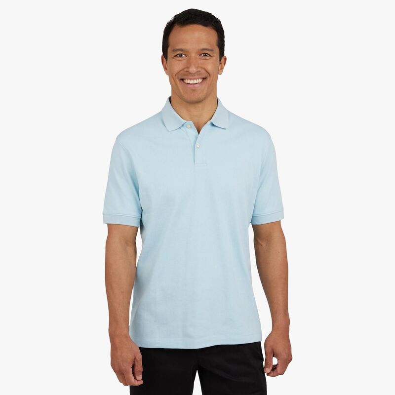 ̵ åץ  T ȥåץ Men's Chaps Short Sleeve Solid Interlock Po...