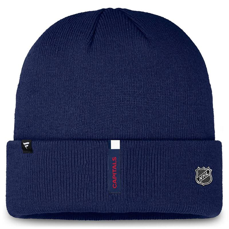 【送料無料】 ファナティクス メンズ 帽子 アクセサリー Men's Fanatics Navy Washington Capitals Authentic Pro Cuffed Knit Hat Cap Navy