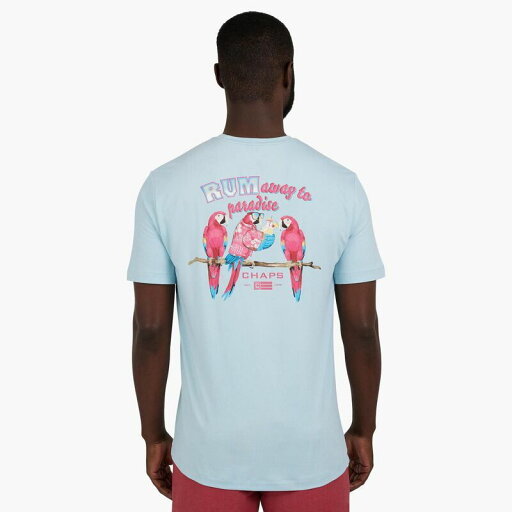 【送料無料】 チャップス メンズ Tシャツ トップス Chaps Men's Short Sleeve Graphic Tees Rum Away To Paradise 【送料無料】 チャップス メンズ Tシャツ トップス Chaps Men's Short Sleeve Graphic Tees Rum Away To Paradise