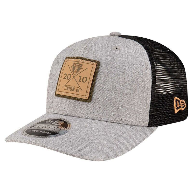 楽天ReVida 楽天市場店【送料無料】 ニューエラ メンズ 帽子 アクセサリー Men's New Era Heather Gray Philadelphia Union 9SEVENTY COOLERA Stretch-Snap Adjustable Hat Uni Grey