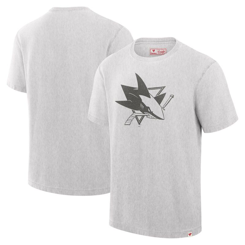 【送料無料】 ファナティクス メンズ Tシャツ トップス Men's Fanatics Cream San Jose Sharks Made in Canada T-Shirt Sks Beige