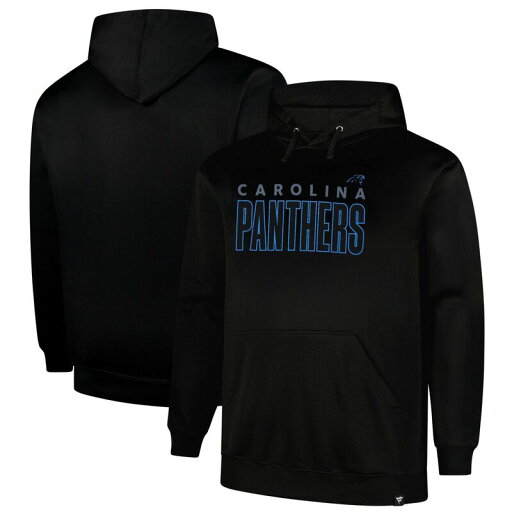 【送料無料】 ファナティクス メンズ Tシャツ トップス Men's Fanatics Black Carolina Panthers Big & Tall Fleece Pullover Hoodie Pth Black 【送料無料】 ファナティクス メンズ Tシャツ トップス Men's Fanatics Black Carolina Panthers Big & Tall Fleece Pullover Hoodie Pth Black