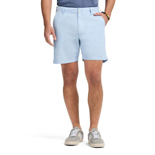 【送料無料】 アイゾッド メンズ ハーフパンツ・ショーツ ボトムス Men's IZOD 7-in. Flat Front Chambray Shorts Placid Blue 【送料無料】 アイゾッド メンズ ハーフパンツ・ショーツ ボトムス Men's IZOD 7-in. Flat Front Chambray Shorts Placid Blue