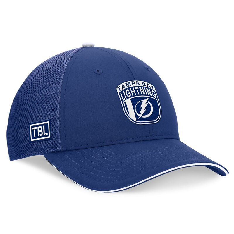 【送料無料】 ファナティクス メンズ 帽子 アクセサリー Men's Fanatics Blue Tampa Bay Lightning 2024 NHL Draft On Stage Trucker Adjustable Hat Lgh Blue
