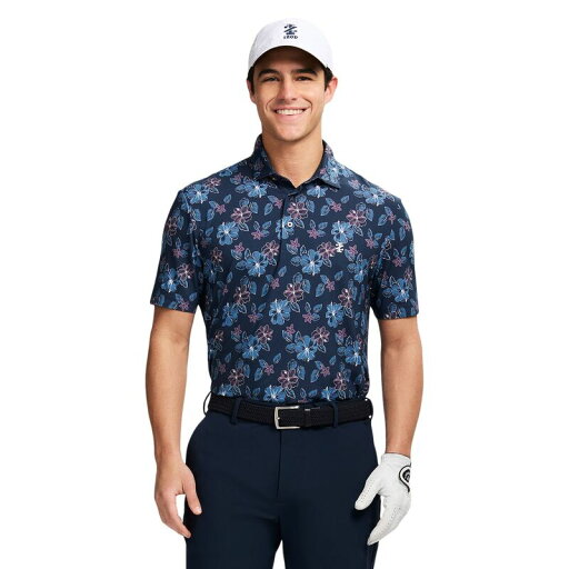 【送料無料】 アイゾッド メンズ Tシャツ トップス Men's IZOD Swingflex Elite Short Sleeve Polo Navy Flowers 【送料無料】 アイゾッド メンズ Tシャツ トップス Men's IZOD Swingflex Elite Short Sleeve Polo Navy Flowers