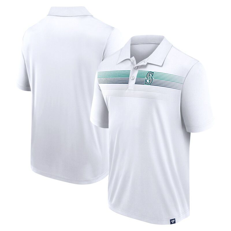 ̵ եʥƥ  T ȥåץ Men's Fanatics White Seattle Mariners Vic...