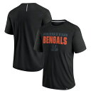 【送料無料】 ファナティクス メンズ Tシャツ トップス Men's Fanatics Black Cincinnati Bengals Defender Blackout T-Shirt Bng Black