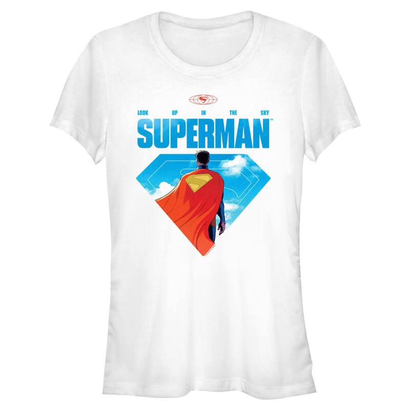 ReVida ŷԾŹ㤨̵֡ 饤 饯 ǥ T ȥåץ Juniors' DC Comics Superman And Shield Poster Graphic Fitted Graphic Tee WhiteפβǤʤ7,480ߤˤʤޤ
