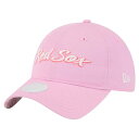 【送料無料】 ニューエラ レディース 帽子 アクセサリー Women's New Era Pink Boston Red Sox Mother's Day 9T...