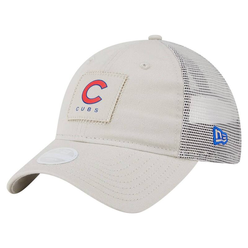 【送料無料】 ニューエラ レディース 帽子 アクセサリー Women's New Era Light Beige Chicago Cubs Square Stitch 9TWENTY Adjustable Hat Cub Lt Bei