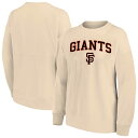 【送料無料】 プロファイル レディース Tシャツ トップス Women'sProfile Oatmeal San Francisco Giants Plus Size French Terry Pullover Sweatshirt Gnt Multi