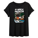 【送料無料】 ライセンス キャラクター レディース Tシャツ トップス Juniors' Jurassic World Rebirth Apex Predato...