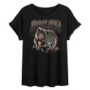 【送料無料】 ライセンス キャラクター レディース Tシャツ トップス Juniors' Jurassic World Rebirth Back To Thei...