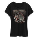 【送料無料】 ライセンス キャラクター レディース Tシャツ トップス Women's Jurassic World Rebirth Back To Their...