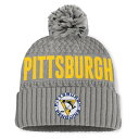【送料無料】 ファナティクス レディース 帽子 アクセサリー Women's Fanatics Gray Pittsburgh Penguins Heritag...