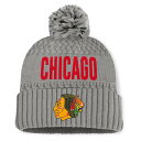 【送料無料】 ファナティクス レディース 帽子 アクセサリー Women's Fanatics Gray Chicago Blackhawks Heritage...